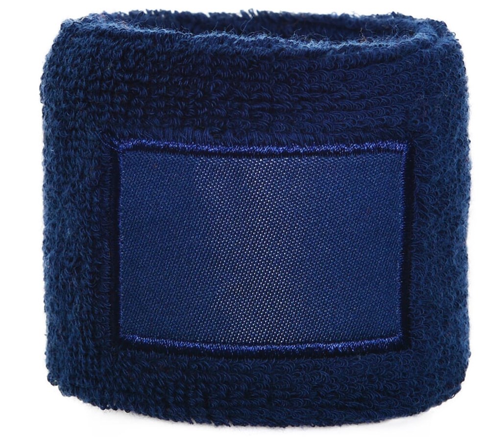 Nilton's Frottier Armschweißband mit Label - Navy (PMS 533c) / Navy