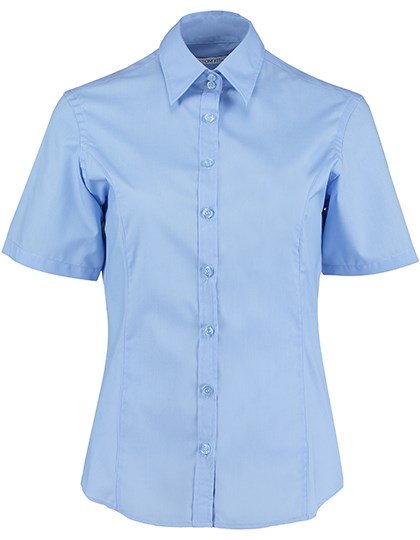 Kustom Kit - Women´s Tailored Fit Business Shirt Short Sleeve - Light Blue