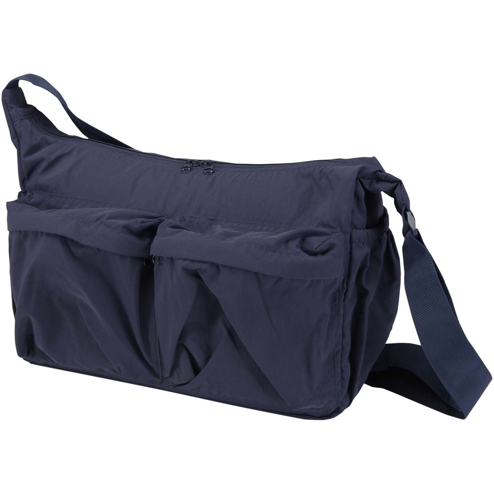 Calli 13" GRS Laptop Umhängetasche aus recyceltem Nylon - navy