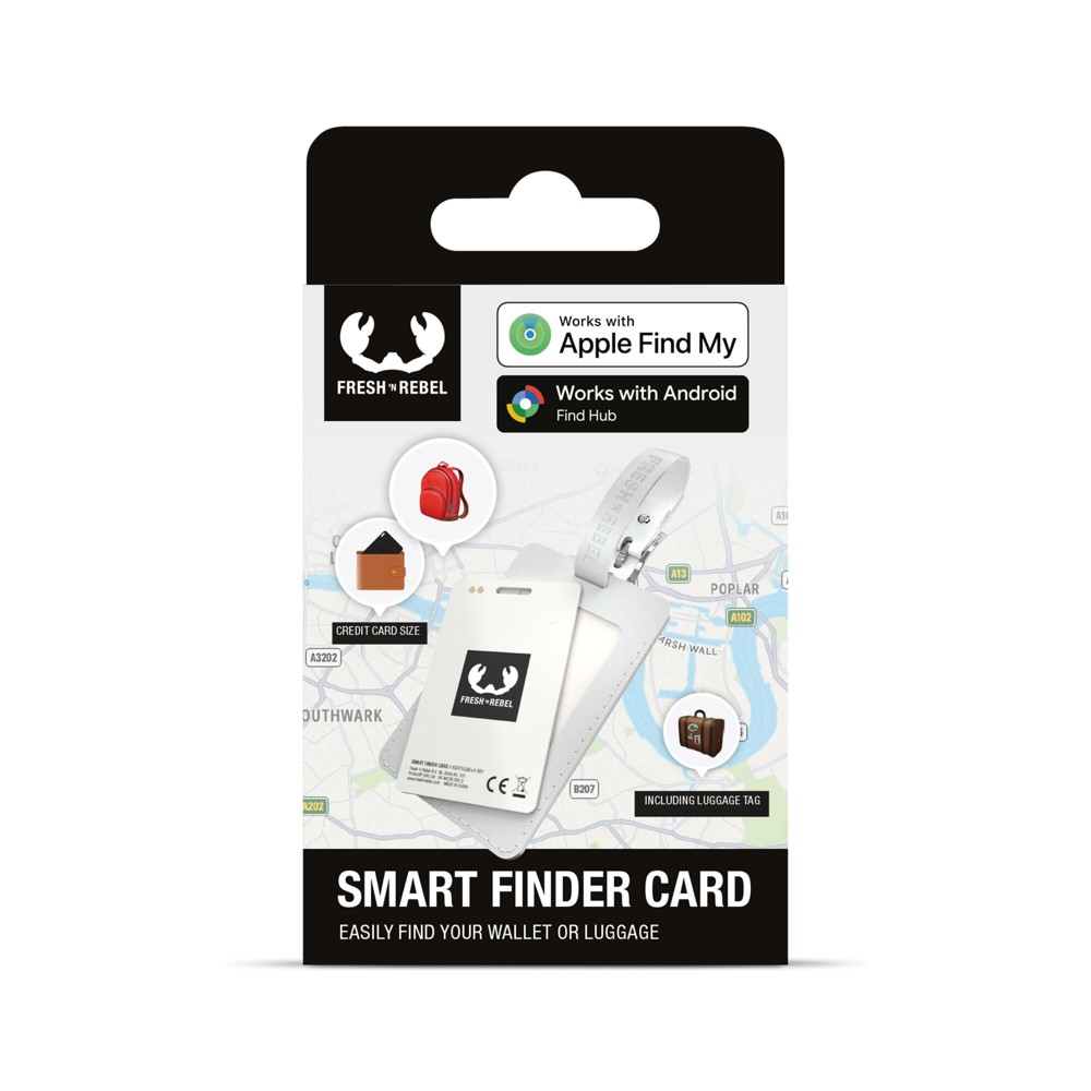 Fresh 'n Rebel Card Finder mit Gepäckanhänger für Apple und Google