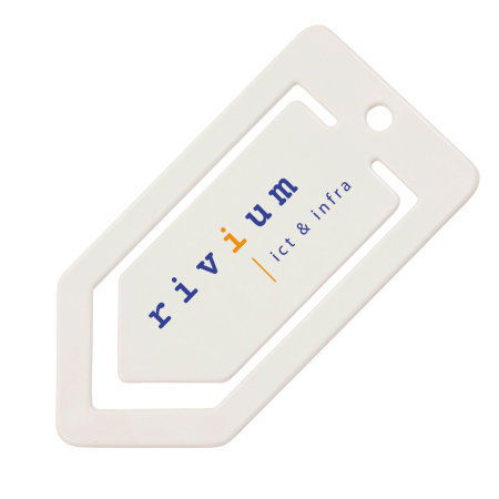 Notizklammer Pfeil Maxi 120 mm - weiss