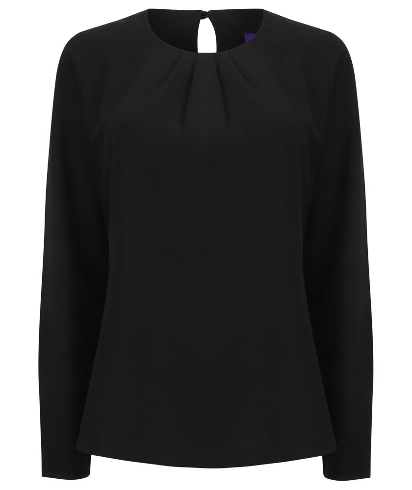 H598 - Bluse mit langen Ärmeln