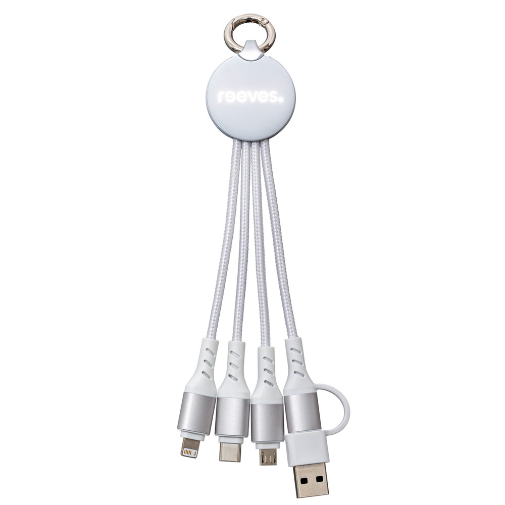 6-in-1 Ladekabel mit Beleuchtung REEVES-PUHALANI II