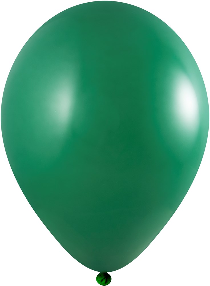 Bedruckte Ballons 85/95 cm - Ø 33 cm -11 inch - Dunkelgrün (1165) Pastel (± PMS 7734)