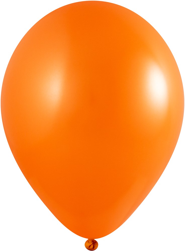 Bedruckte Ballons 85/95 cm - Ø 33 cm -11 inch - Orange Metallic (2420) (± PMS 21)