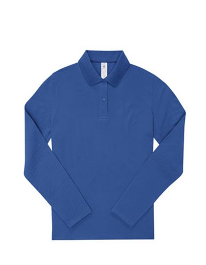 B&C BE INSPIRED - My Polo 180 Long Sleeve /Women - royal blue