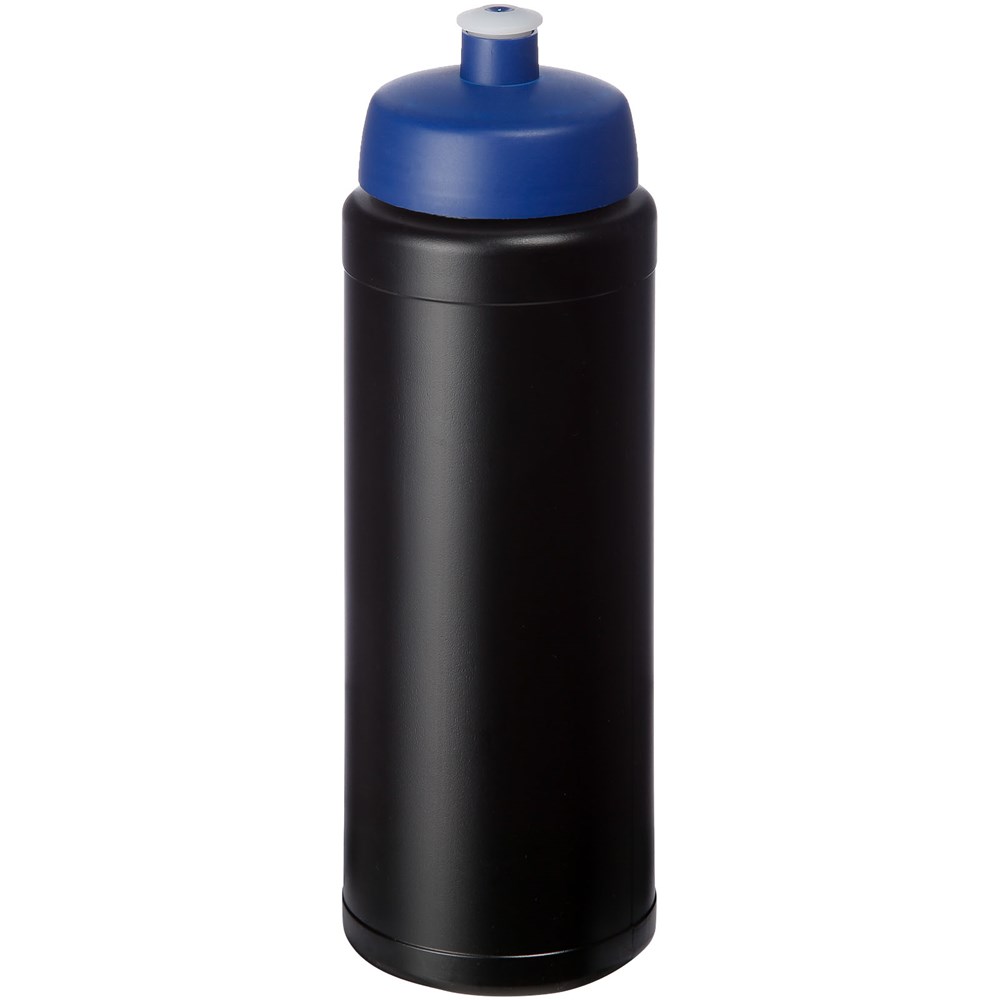 Baseline® Plus 750 ml Flasche mit Sportdeckel - schwarz, blau