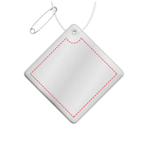 RFX™ H-09 Reflektierender PVC-Anhänger Diamant, klein