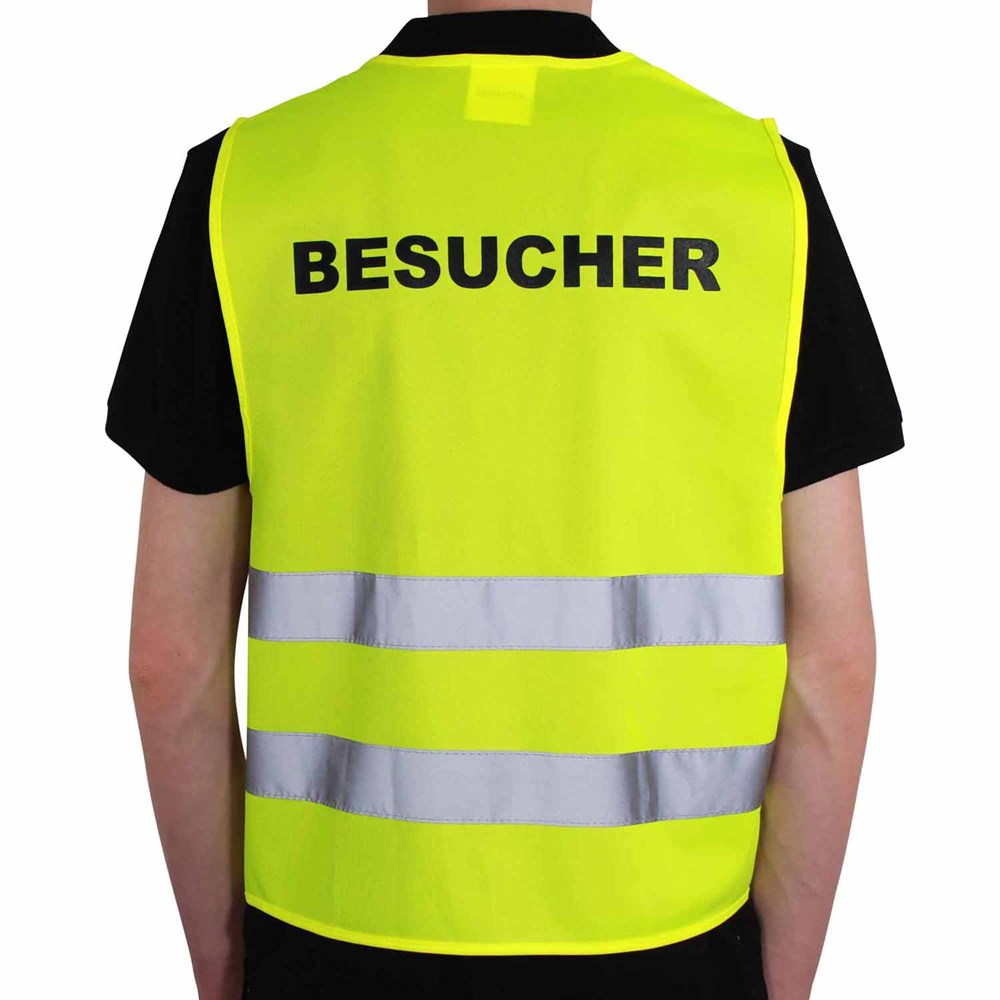 Allflash Qualitäts KFZ-Warnweste PREMIUM Besucher