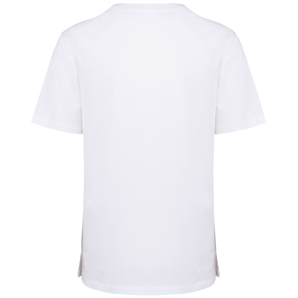 WK507 - Kurzärmlige Unisex-Tunika aus Baumwollpolyester