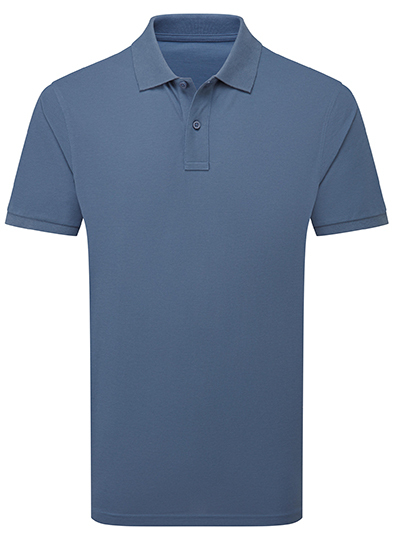 Asquith & Fox - Men´s Relaxed Fit Polo - Blue Steel