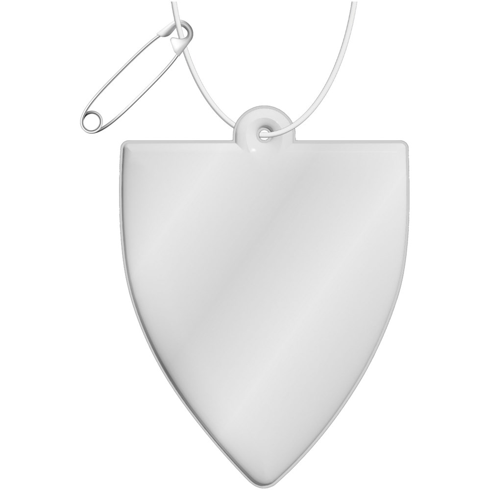 RFX™ H-12 reflektierender PVC-Koffer-Anhänger - weiss