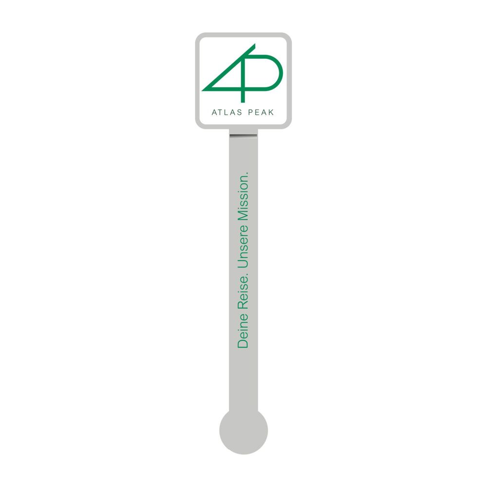 ROMINOX® Mehrweg-Büroklammer Document Pin, idealer Mailingartikel für Dokumente, bis zu 20 Seiten Klemmkraft
