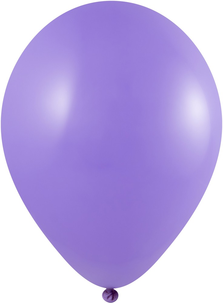 Luftballons mit Druck Qualityprint Ø 35 cm / Umfang 90-100 cm / 12 Inch, Licht blauw Metallic (2650), Metallic, 2 kleuren, 1 drukzijde - Lila 1070)