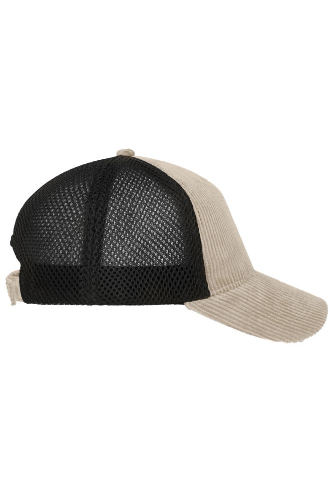6 Panel Corduroy-Mesh Cap  Organic Cotton