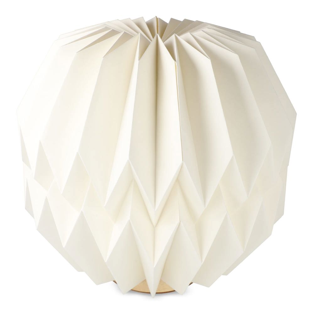 Coollux faltbare, von Origami inspirierte Papier-LED-Lampe Luna 25cm