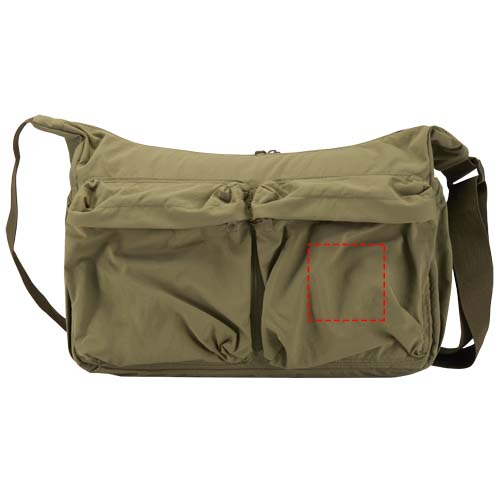 Calli 13" GRS Laptop Umhängetasche aus recyceltem Nylon