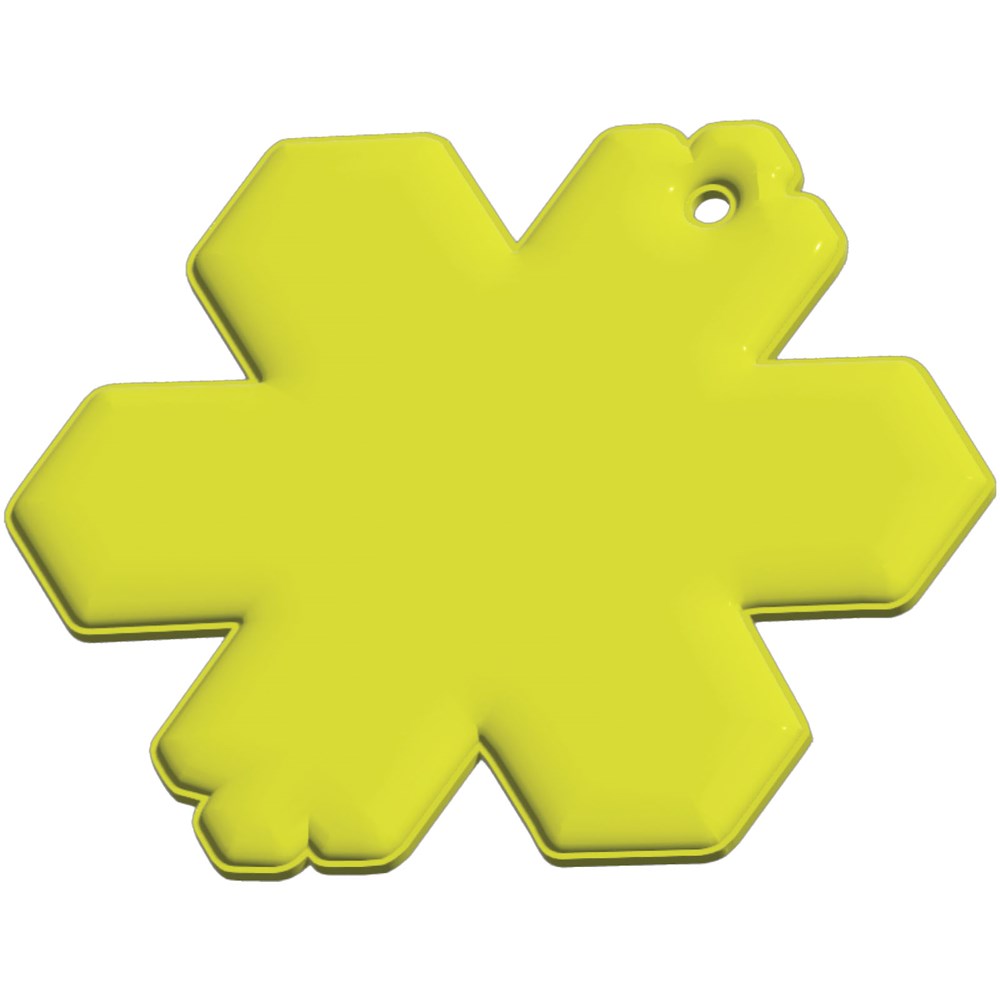 RFX™ H-10 Reflektierender PVC-Anhänger Schneeflocke