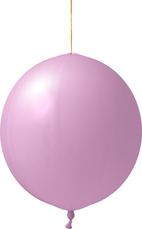 Punchbälle mit Druck Qualityprint Ø 45 cm / Umfang 120–130 cm / 18 Inch, Licht blauw (6009), Pastel, 2 drukzijden, 2 kleuren, 120/130 cm omvang 45 cm Ø / 17 inch - Rosa (6006)