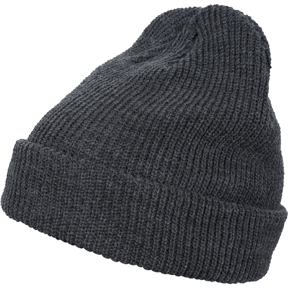 Long Knit Beanie - Dark Grey
