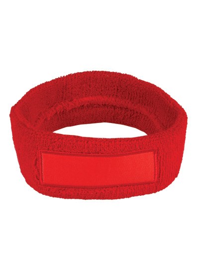 L-merch - Kopfschweißband mit Label - Red
