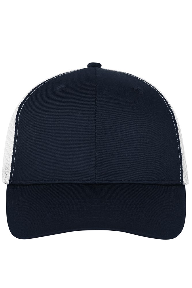 6 Panel Mesh Cap - Navy/navy/white (ca. Pantone 296C
white)