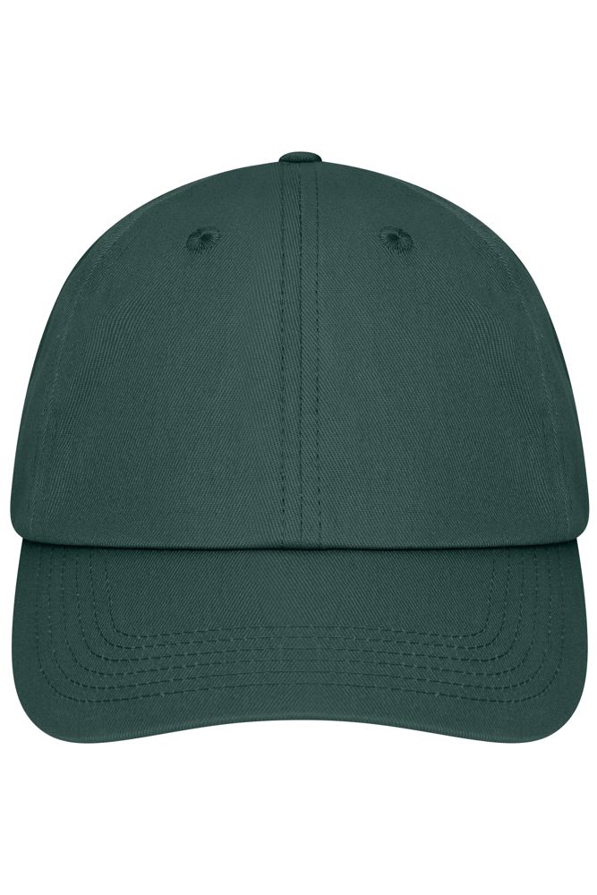 6 Panel Dad Cap Organic Cotton - Smoky-green (ca. Pantone P 123-8 U)