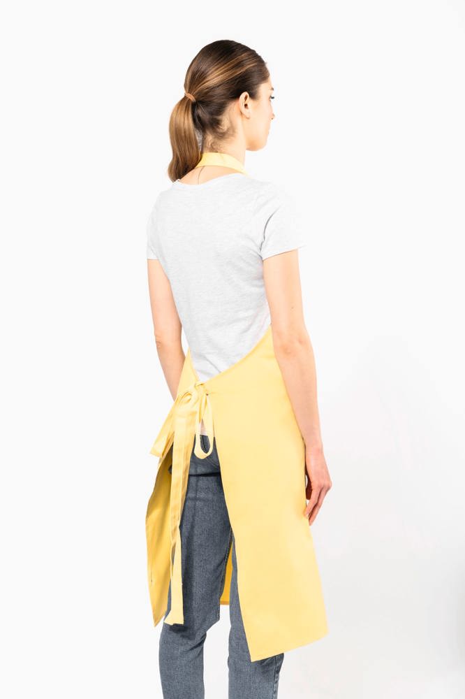 K8007 - Bio-Baumwolle Schürze mit Tasche