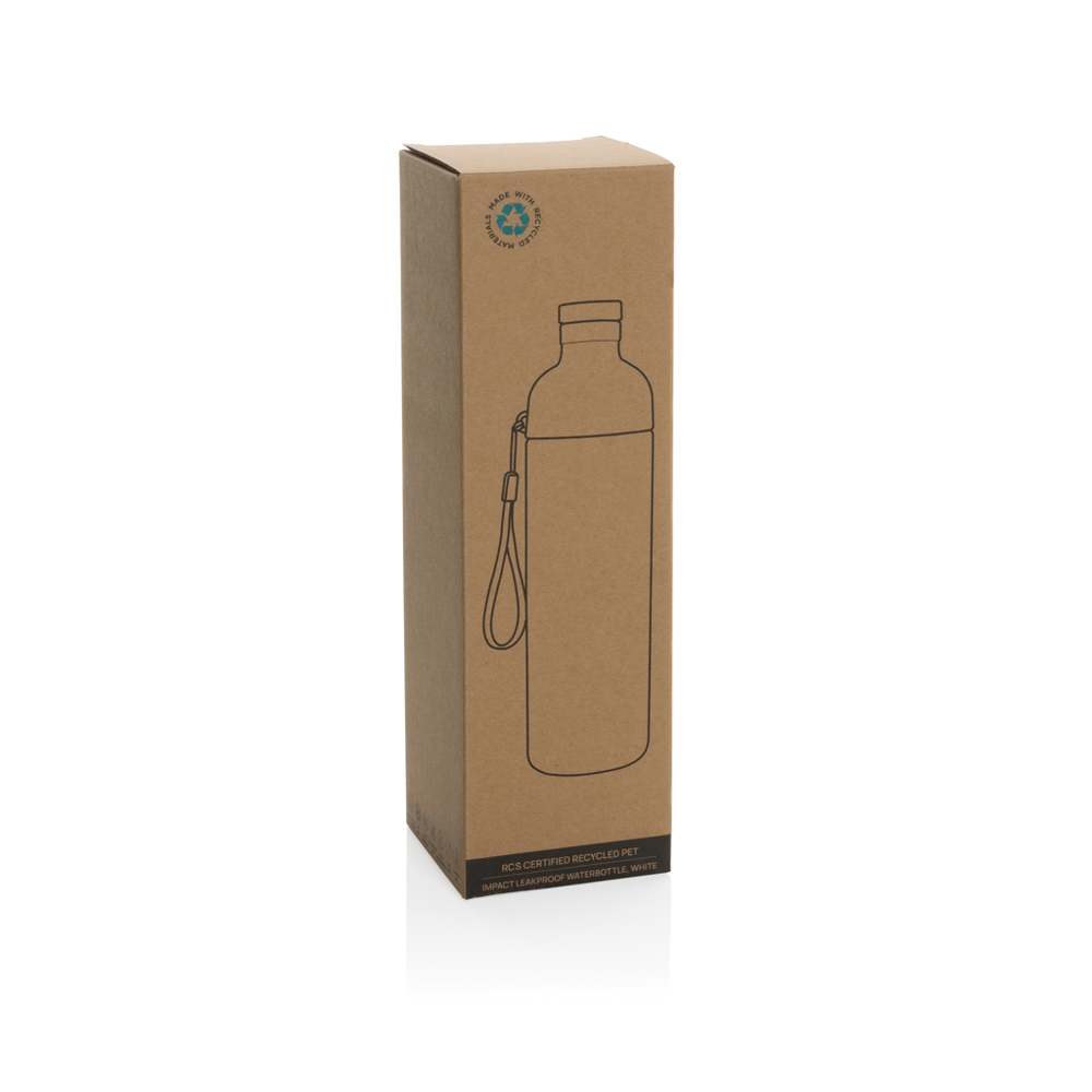 Impact auslaufsichere Wasserflasche aus RCS recyc. PET 600ml