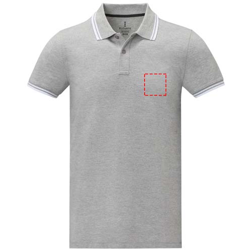 Amarago 200 g/m² Polo mit abgesetztem Rand für Herren