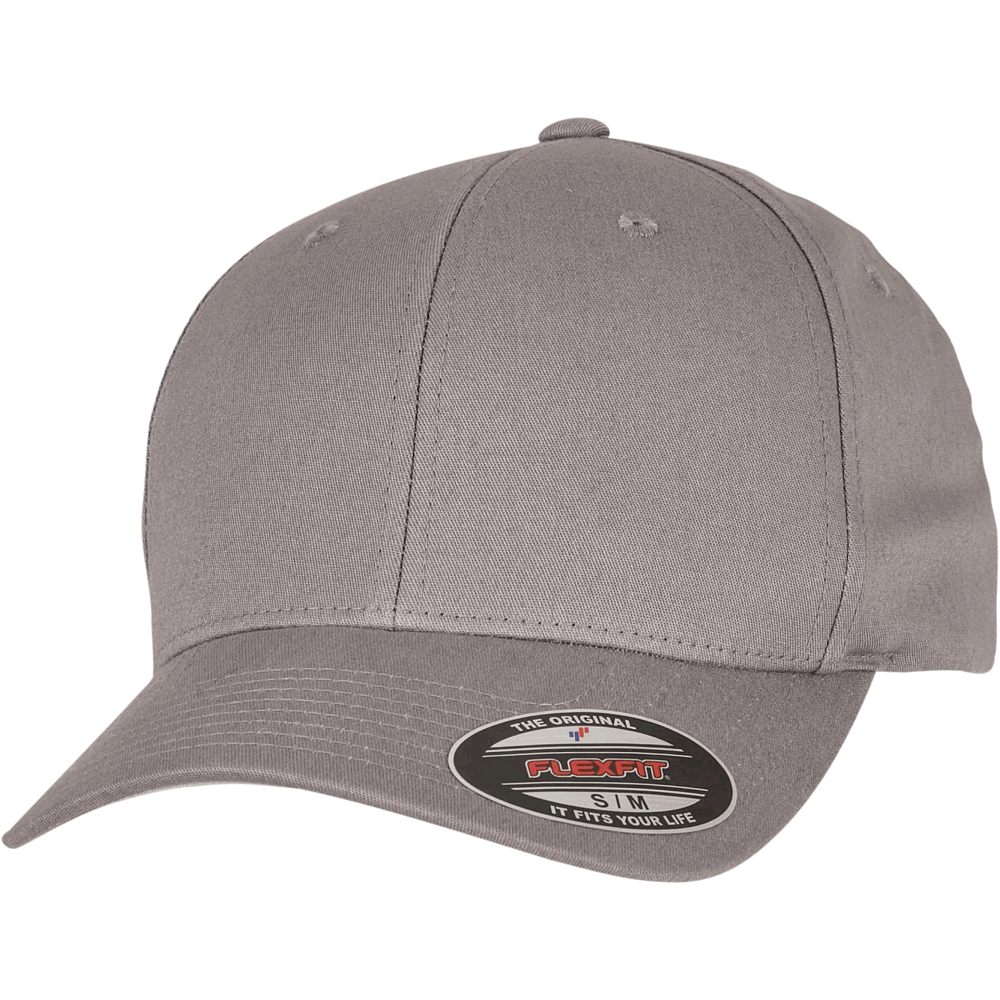 V-Flexfit® Cotton Twill Cap - Grey