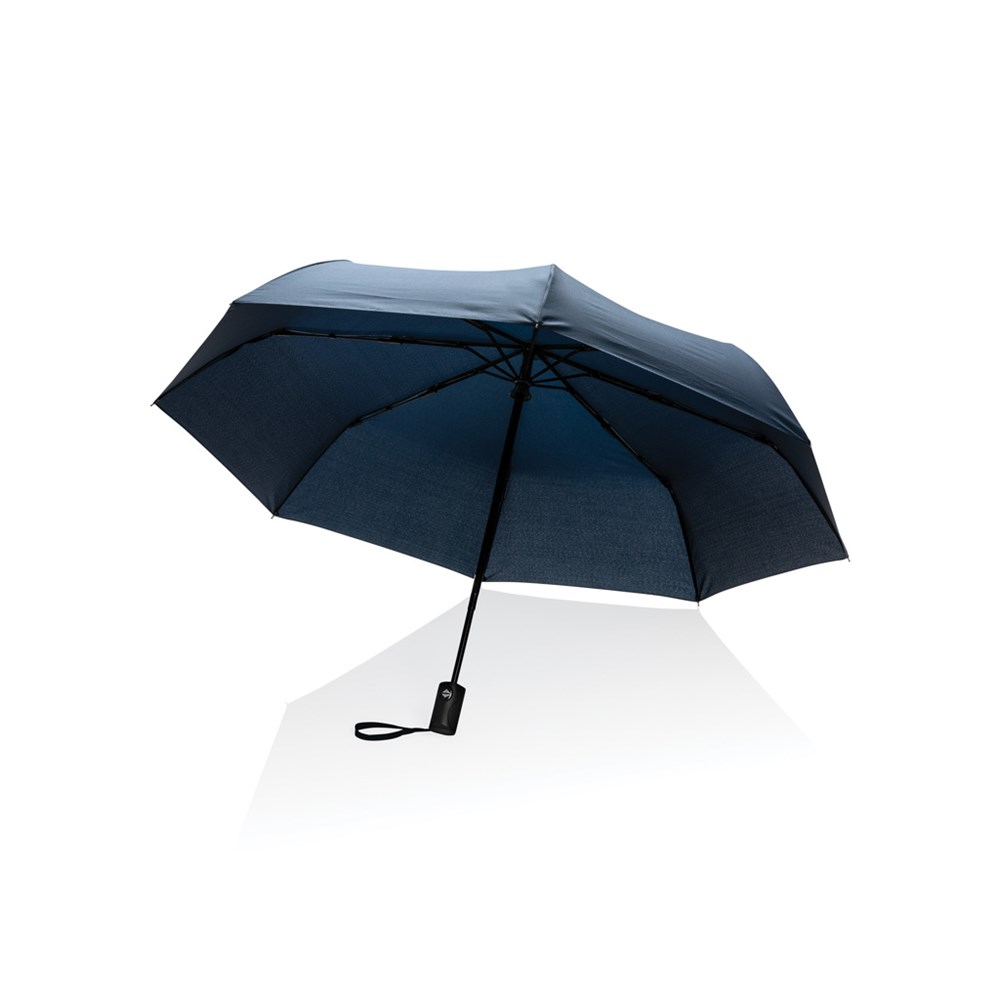 21" Impact AWARE™ RPET 190T Mini-Schirm automatic open/close - navy blau (± PMS 539)