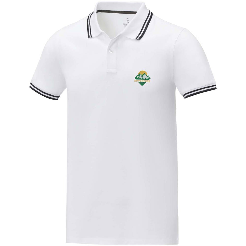 Amarago 200 g/m² Polo mit abgesetztem Rand für Herren
