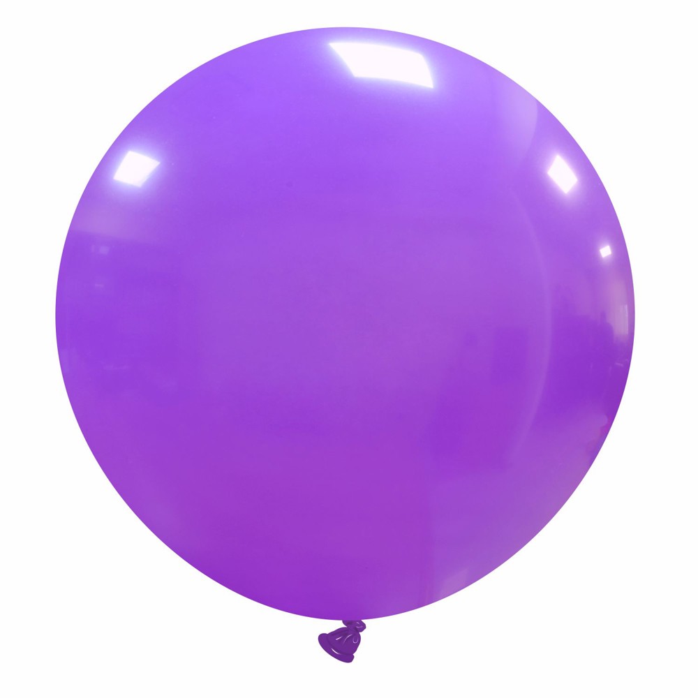 Bedruckte Riesenballons – Ø 150 cm / Umfang 470 cm / 59 Inch, Transparant (38), 450 cm omvang 150 cm Ø 60 inch, Pastel, 2 (2-zijdig gelijke bedrukking) - Violett (14)