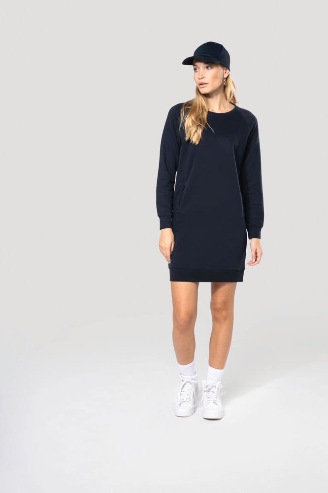 K493 - Bio-Loungekleid aus Fleece