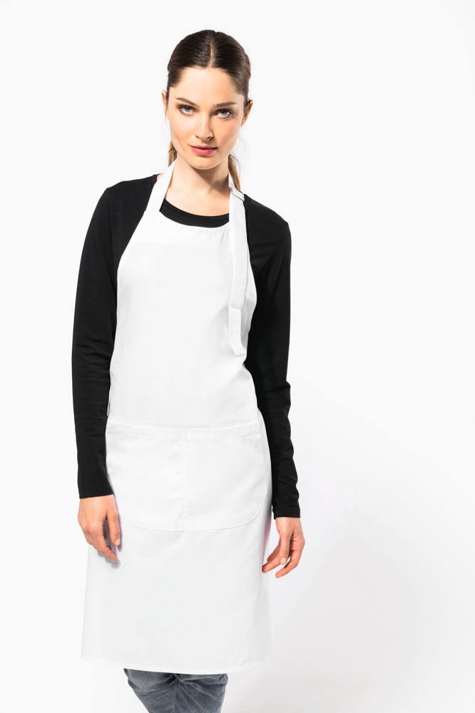 K8010 - Bei hohen Temperaturen waschbare Schürze aus Baumwollpolyester