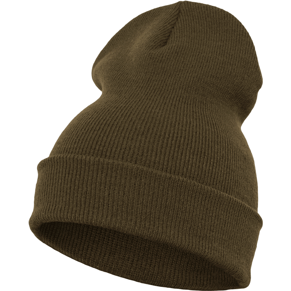 Heavyweight Long Beanie - olive